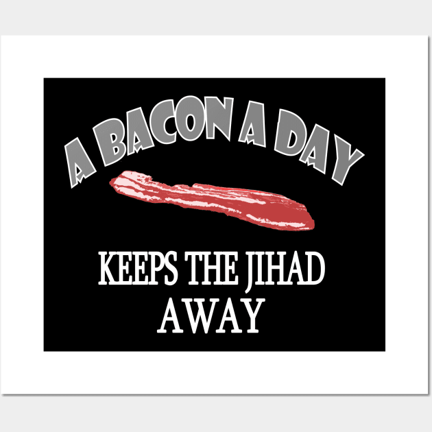 A Bacon A Day Wall Art by DesignFunk